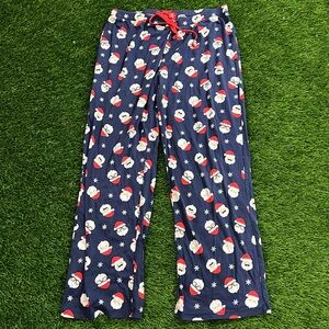 Jingle Joy Santa Print Pajama Pants